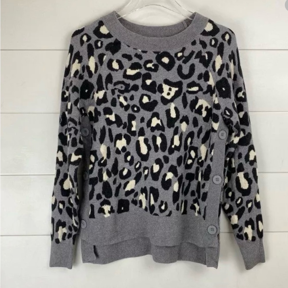 Stella and Dot  - Leopard Print Sweater